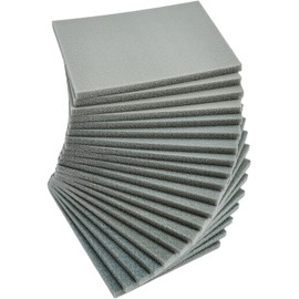 Tonmp 20 Pcs 3 x 4 Inch 600 Grit Sanding Sponge Set, Ultra Fine Sanding Sponges Pads, Soft Foam Hand Sander Block Wet Dry Sandpaper for Model Drywall Metal Wood Furniture Polishing (600 Grit)