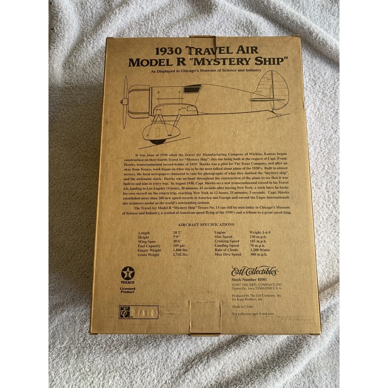 Wings Of Texaco 1930 Travel Air Model R Mystery Ship