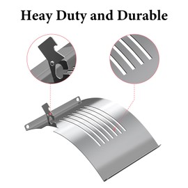 BMMXBI Flame Broiler Slide Cover Bottom Kit, Replacement for Pit Boss Pro 1100 Series Pellet Grill Accessories, for Pit Boss Smoker Grill Replacement Parts PB1100PS1, PB1100PS1-W007