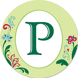Premier 22126 Monogram Triple Spinner, Letter P
