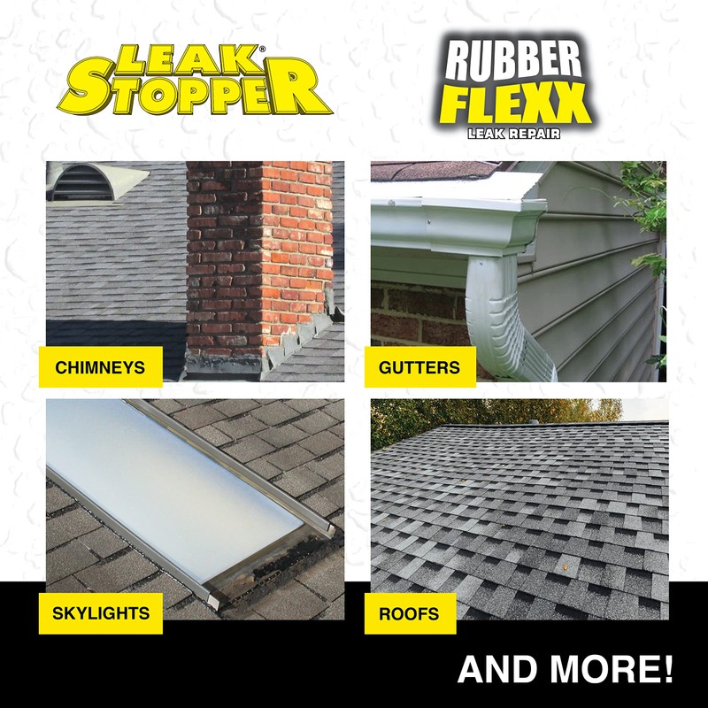 Leak Stopper Rubber Flexx – 18oz Waterproof Repair & Sealant