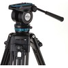 Benro KH26PC Video Tripod with Head, 15lb Payload, Continuous Pan