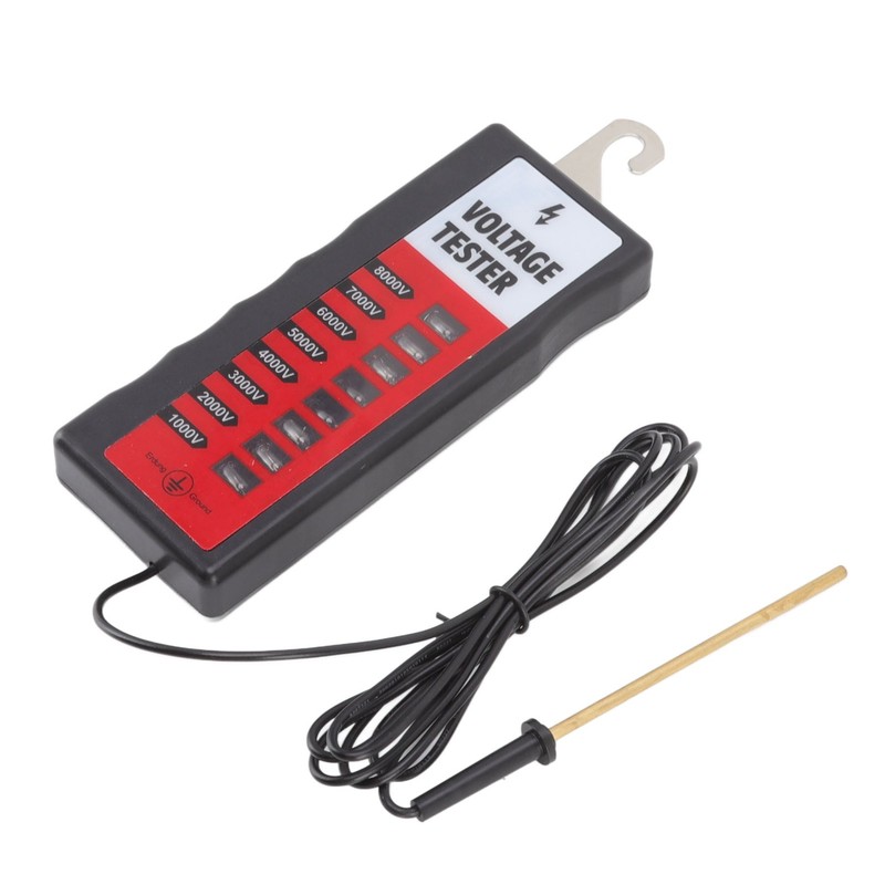 Electric Fence Tester LCD Screen Voltage Meter 10KV Portable Tool