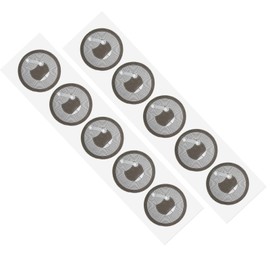 100pcs Anti-Metal NFC Sticker Tags Ntag213 on-Metal NFC Tags Adhesive Labels with Rewritable 144 Bytes Memory, Work with All NFC-Enabled Cell Phones &Devices (100)