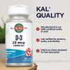 KAL D-3 1000 IU Chewable Softgels, Peppermint, 100 Count by
