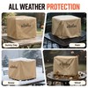 BIG HORN OUTDOORS Infrared Gas Grill Cover, Heavy-Duty Waterproof &