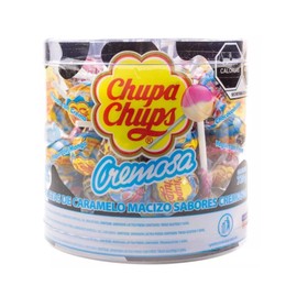 Creamy Lollipops Mexican 60 Count Variety Pack of Paletas Mexicanas Cremosas Caramelo Macizo Strawberry & Cream, Mango Yogurt, Chocolate Vanilla, Strawberry Yogurt Suckers