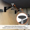 4 Pcs Undermount Sink Brackets, Undermount Sink Support, Undermount Sink