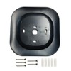 CAMGJORT Black Thermostat Decorative Wall Plate Bracket Compatible with New