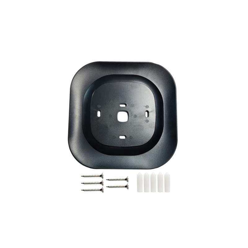 CAMGJORT Black Thermostat Decorative Wall Plate Bracket Compatible with New