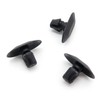 VVO Fasteners- Black Plastic Front Door Weatherstrip Clips for Citroen