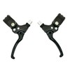 DIA-COMPE 182s-2 Tech77 w/Thumb-Lock Stopper Brake Lever Set, Black, DP2527