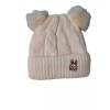 K&H Gorro Para Niñas Con Dos Pompones Conejito Afelpado Invierno