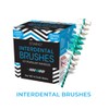 Staino Interdental Brush Refills, Large Cylindrical, 72 Brushes/36 Units Per