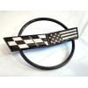 AUTO 2PC Black Front Nose Rear Gas Lid Cross US