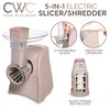 COOK WITH COLOR 5-in-1 Electric Slicer, 150W Food Prep Machine