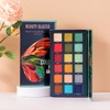 18 Color Eyeshadow Palette, Matte Shimmer Glitter Eyeshadow, Butterfly Pattern