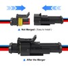 10PCS 3 Pin Electrical Wire Connectors Male and Female Plug