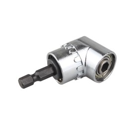 HALJIA Right Angle Drill 105 Degree Angle Extension Power Screwdriver Drill Right Angle Driver Screwdriver Holder Adaptor Angled Bit Power Drill Tool Attachment 1/4 inch Hex Magnetic Bit Socket