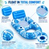 Inflatable Pool Lounger for Adults – Cooling Mesh Floating Chair