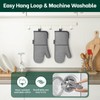 Beneno Oven Mitts, Heat Resistant Kitchen Oven Mitts with Non-Slip