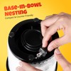 Hot Air Popcorn Popper with Serving Bowl for Family Gathering