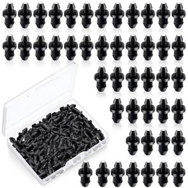 Honoson 200 Pieces Drip Irrigation Goof Plugs 1/4 Inch with Barbed End Caps Hose Tubing Hole Fittings, Dripline Pressure Plug Connectors for Home Sprinkler Garden Lawn Pipe System Parts Supplies