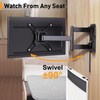 Perlegear Lockable RV TV Mount for 13–43 inch TVs up