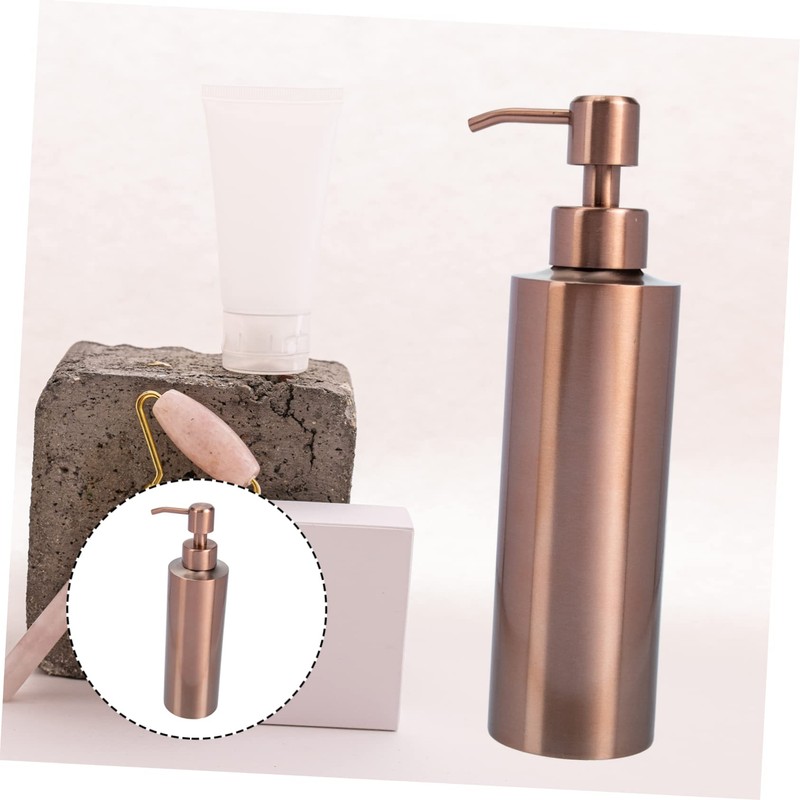 LABRIMP Stainless Steel Soap Dispenser Lotion Dispenser Bottle Household Pump