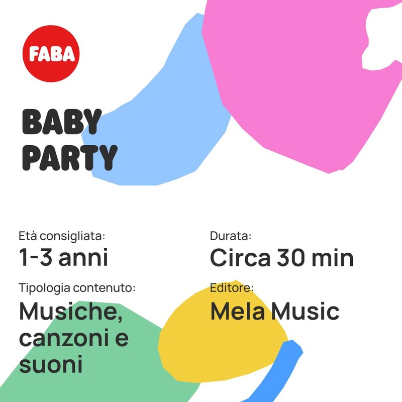 FABA FFR30001 Baby Party Musical Figure Canzoni e Filastrocche