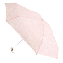 Moonbat [Esta] Rain Umbrella, Folding Umbrella, Women's, Commuting to Work or School, Flat Mini, Small Garden, 31-230-10345-22 Pink