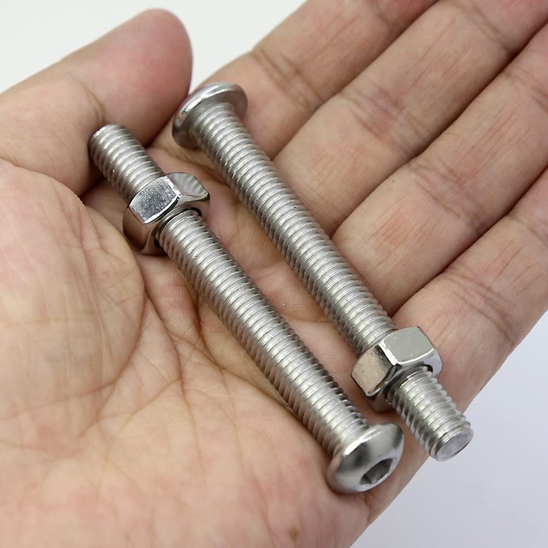 (10 sets) M8-1.25 x 70 mm Hex Socket Screws and
