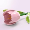 LYNGVA SAIRO Pink Tulip Flower Bouquet Building Block Set
