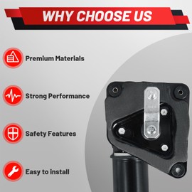 WPM299 E7TZ17508A 601-201 Upgraded Front Wiper Motor Compatible with Ford F800 F700 F600 F-350 F250 F150 1987-1996, F Super Duty 1990-1996, Bronco 1987-1996.