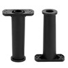 QWORK® Set of 2 height-adjustable furniture feet with base, height