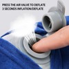 Gofodsil Inflatable Neck Pillow for Aeroplane, Camping, Trains and Cars