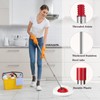 Mop Handle Replacement,4 Section Compatible with O-Cedar Spin Mop Refills