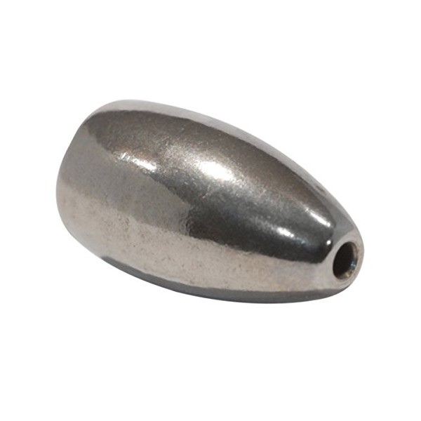 Reaction Tackle Tungsten Flipping Weights Sinkers - 1oz Silver