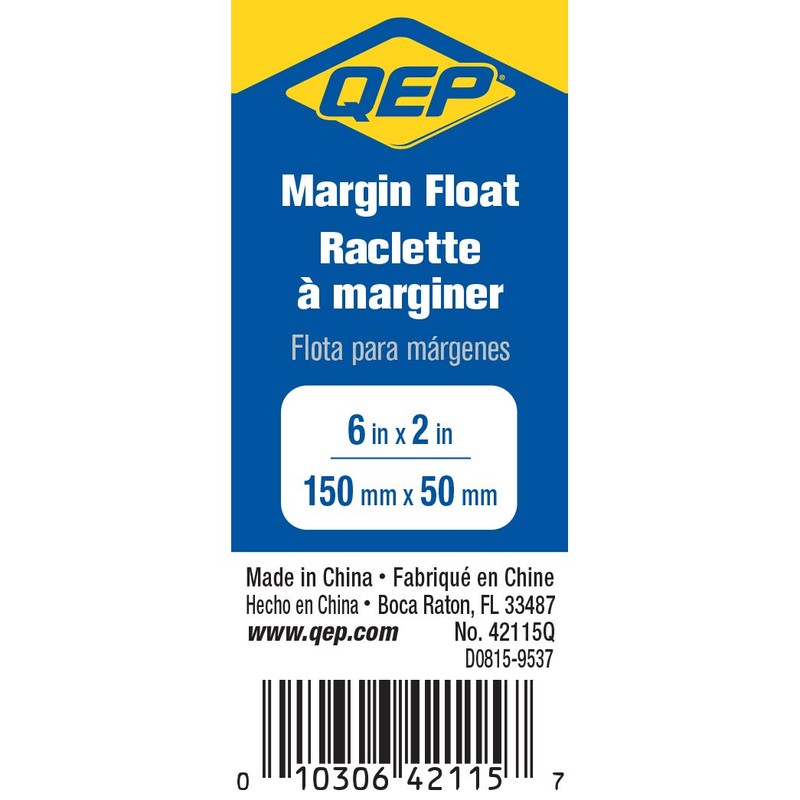 QEP 42115Q 6" by 2" Margin Float