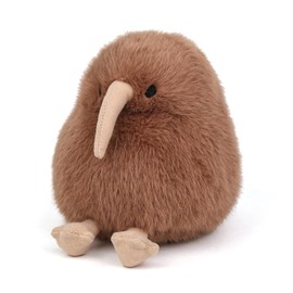 ABEARCAR Kiwi Plush Bird Stuffed Animal Little Kiwi Stuffed Plush Toy - Realistic 4.5 inch Kiwi Plushie Christmas Birthday Valentine's Day Gift for Kids Girlfrends