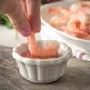 Carlisle FoodService Products 4394342 Melamine Scalloped Ramekin, 2 oz, Bone