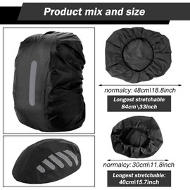 UOY Ergobag Rain Cover School Bag Rain Cover for Helmet Backpack, Step by Step Rain Cover, Rain Cover Ergobag School Bag Rain Cover for Step by Step
