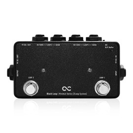 One Control Minimal Series Black Loop with BJF Buffer / 2 Loop Switcher