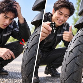 10–30 Pcs Car Tire Repair Rubber Nails – Universal Puncture Repair Kit for Cars, Motorcycles, Trucks, Scooters & Bikes