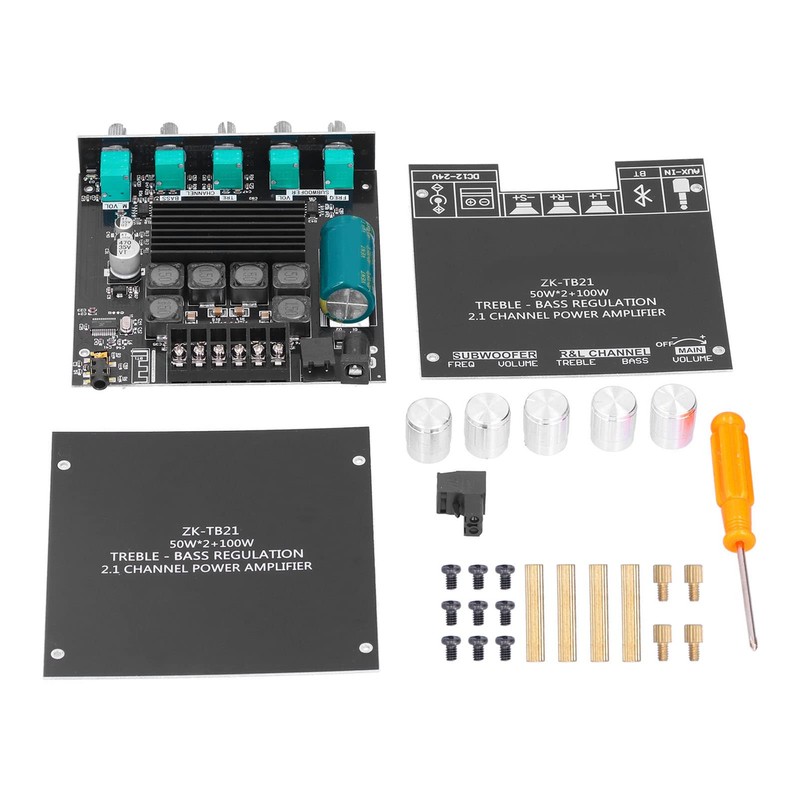 Audio Amplifier Board Power 2.1 Channel Home DIY Speakers