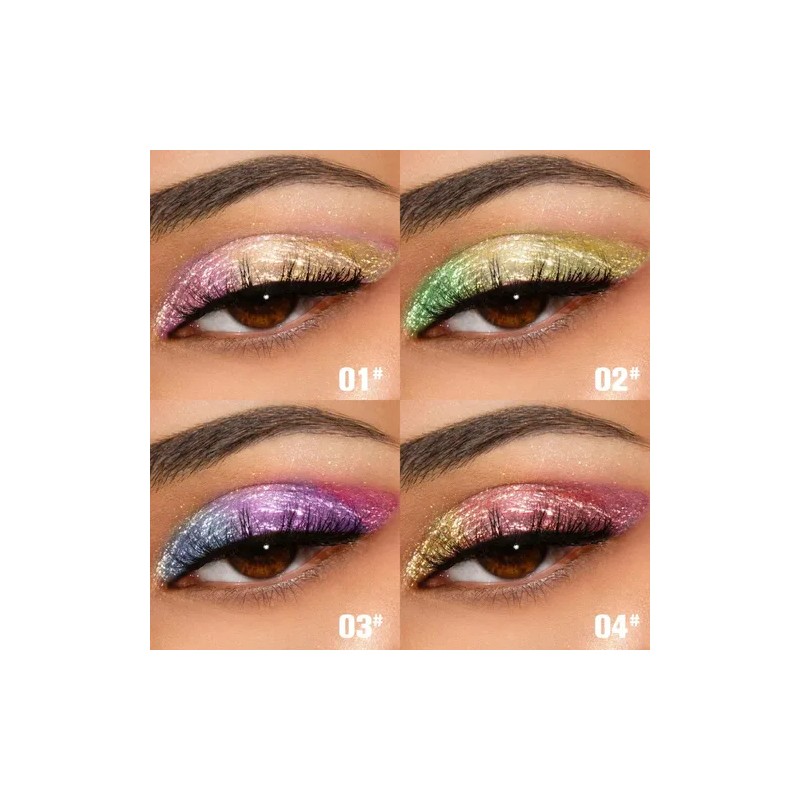 Phofay Kit Sombras Ojos Glitter Varios Color Maquillaje