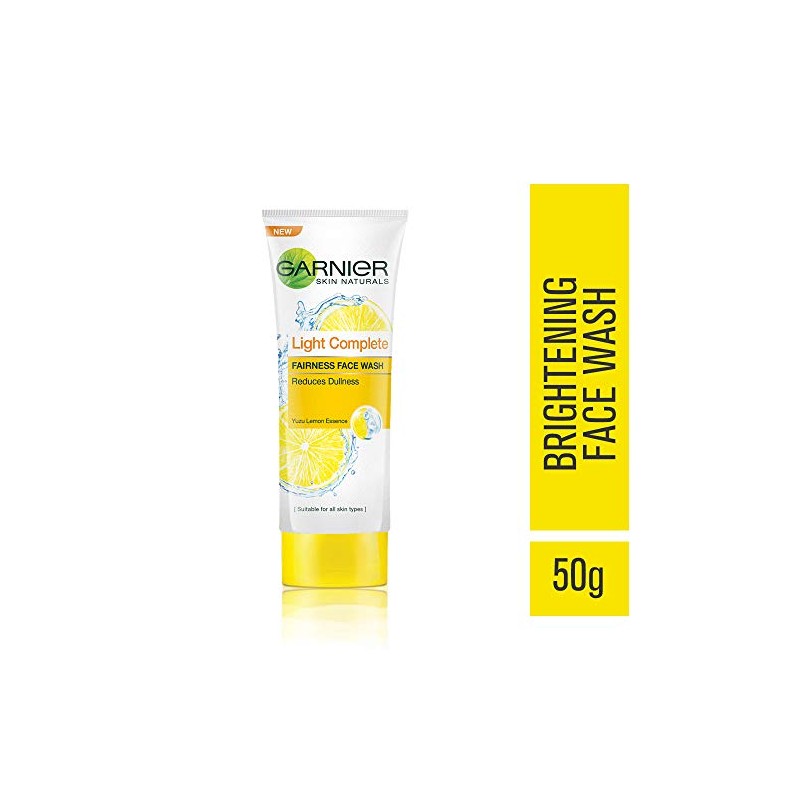 Garnier Skin Naturals White - Lavado facial completo, 50 g