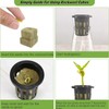 72PCS 1 Inch Rockwool Cubes with 2 Inch Net Pots,