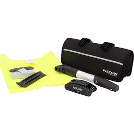 Fischer Bicycle Breakdown Kit - Save Time on Repair - Fast and Safe - Black - 7 Pieces