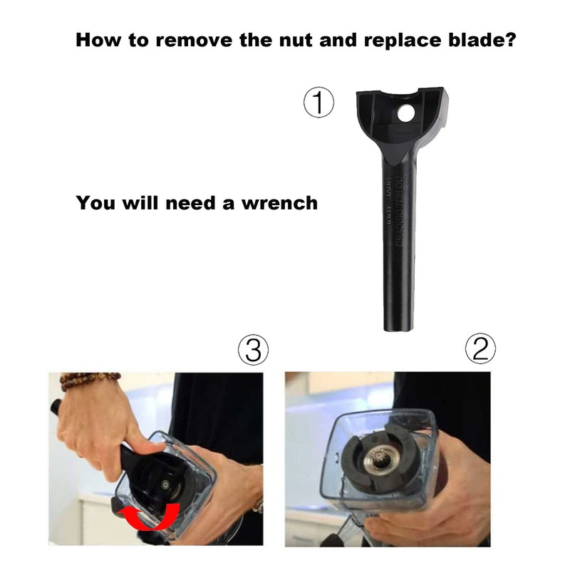 CRANDDI Spare Blades, Complete Assembly with Short Blade, Stainless Steel